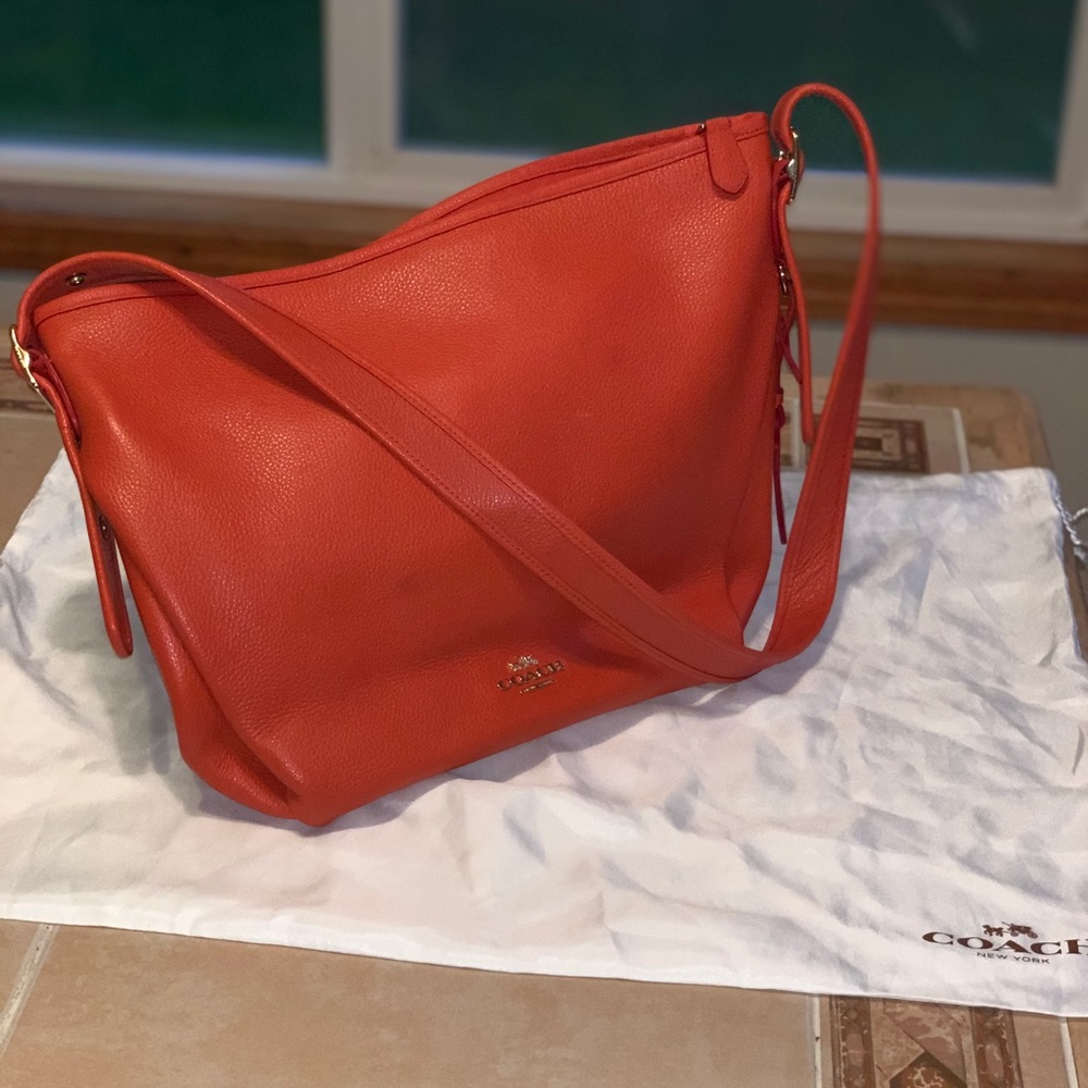 Coach Large Pebble Leather purse